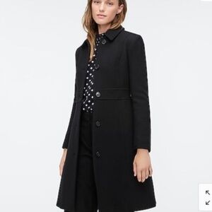J Crew Classic double cloth wool Lady Coat